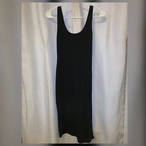 Basic Midi Tank Dress - Black